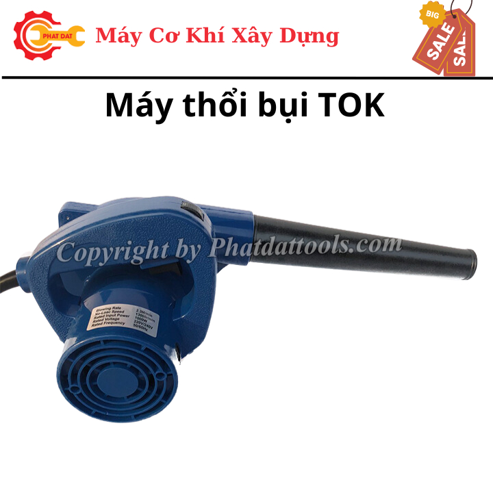 Máy thổi bụi TOK Máy hút thổi 1000w thổi bay mọi bụi bẩn với 6 cấp độ động cơ 100 dây đồng bảo hành 6 tháng