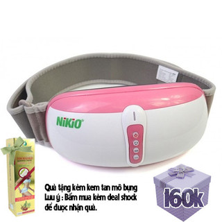 Đai massage bụng rung lắc và xoay giảm mỡ thừa Nikio NK-169