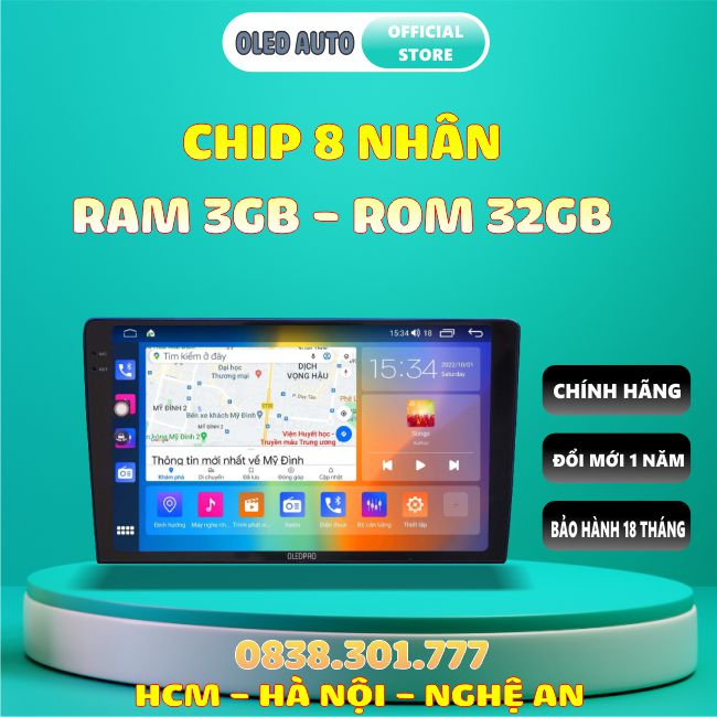 Màn Hình DVD Android Ô Tô 0LEDPR0 X4 - Bh 18 tháng. Lắp đặt tại nhà