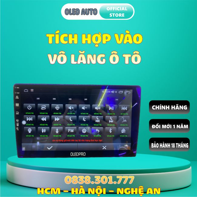 Màn Hình DVD Android Ô Tô 0LEDPR0 X4 - Bh 18 tháng. Lắp đặt tại nhà