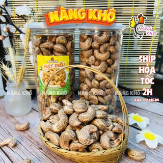 Hạt điều rang muối a cồ xuất khẩu cao cấp (~380 hạt/kg , Giòn ngon) tốt cho người ăn kiêng từ Nàng Khô