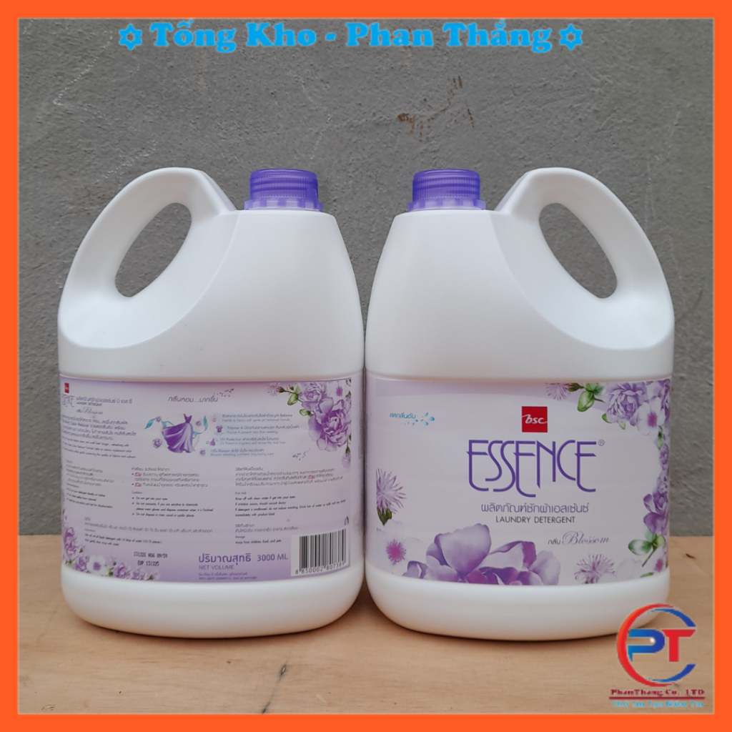 Nước Giặt Essence 3000ml Đậm Đặc, Siêu Sạch, Siêu Thơm, Hàng Chính Hãng Nhập Khẩu Thái Lan