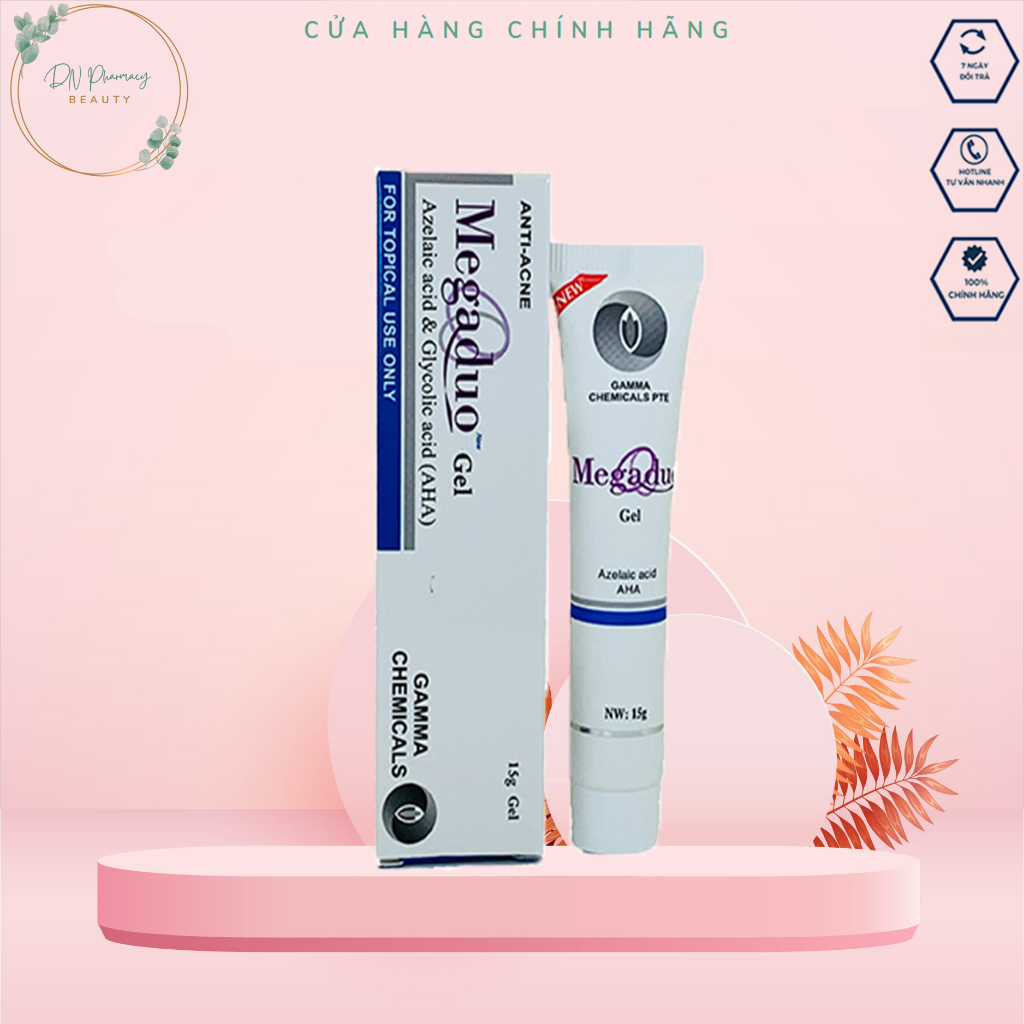 Gel ngừa mụn Megaduo Gel Plus giảm mụn dưỡng da mờ sẹo ngừa thâm nám 15g
