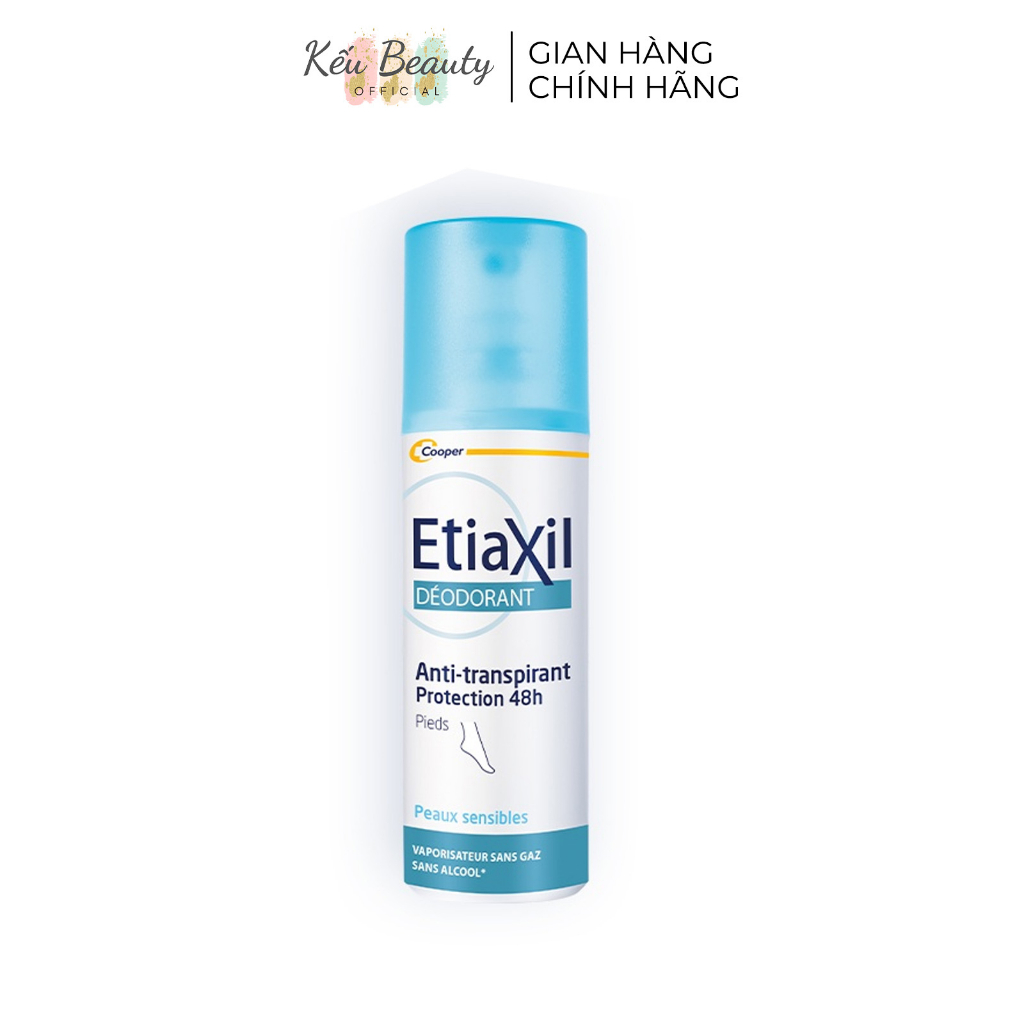 Xịt Khử Mùi Và Ngăn Mồ Hôi Dành Cho Chân 48h Etiaxil 100ml