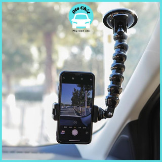 Gía đỡ điện thoại GOPRO hít cửa quay video, xem maps trên ô tô, gắn tablo kính kẹp cực chắc chắn