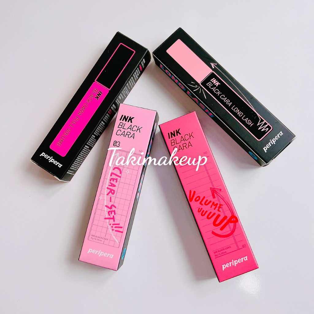 Chuốt Mi Mascara Peripera Ink Black Cara  Làm Cong Mi Tự Nhiên