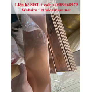 Đồng tấm đỏ dầy 3mm