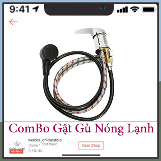 ComBo Gật Gù Nóng Lạnh Và Vòi Sen Bàn Gội Đầu. Gật Gù Và Vòi Sen Giường Gội Đầu Mới inoc cao cấp