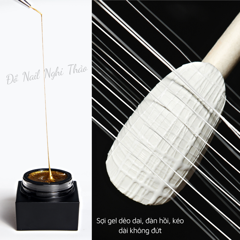 Gel nhện nail JELIVA siêu dai 8g NGHI THẢO