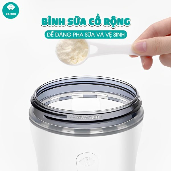 Bình Sữa Kamidi Chất Liệu Silicon Trắng Dung Tích 150ml/250ml