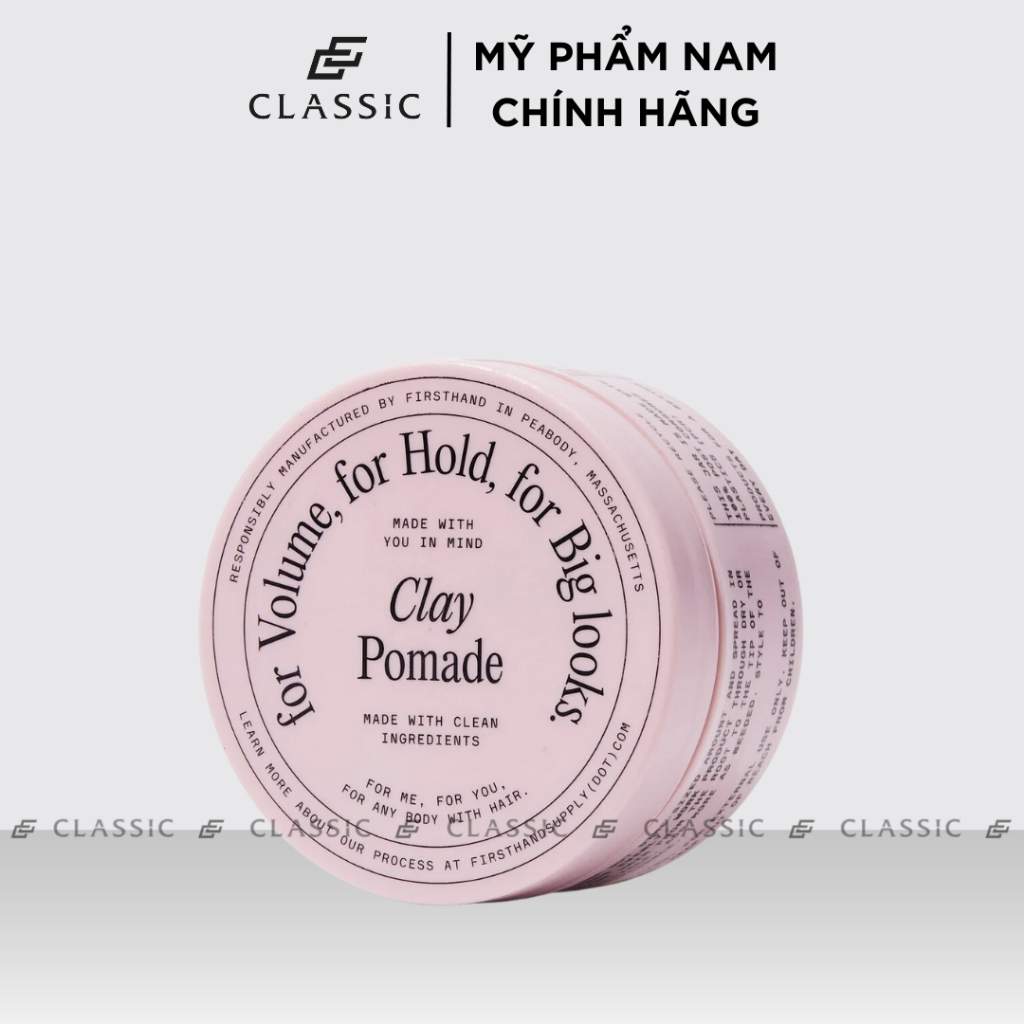 Sáp vuốt tóc Firsthand Supply Clay Pomade