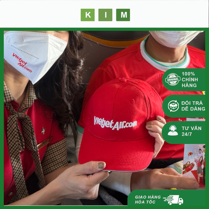 Nón Vietjet thời trang du lịch, đơn giản dễ sử dụng