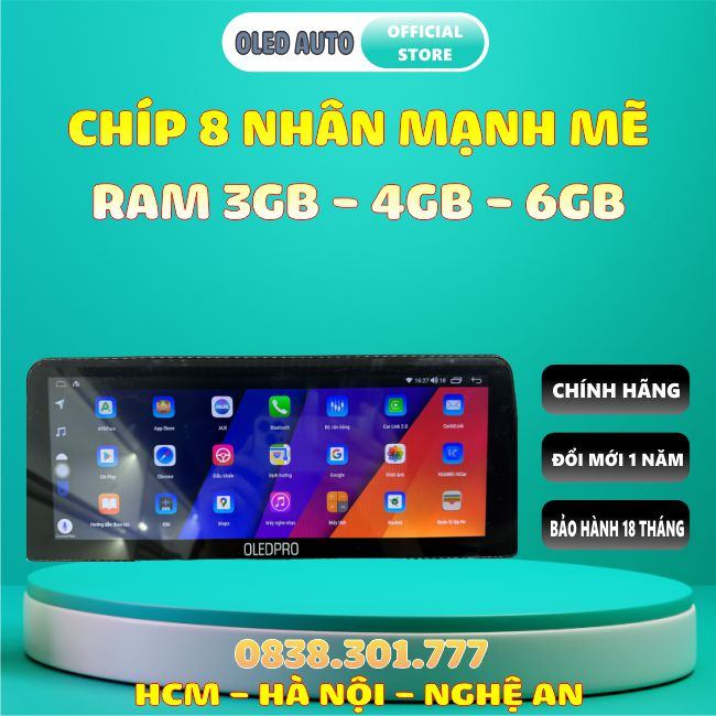 Màn Hình DVD Android Ô Tô OLEDPR0 PREMIUM 12.3 inch