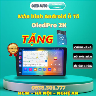 Màn hình android ô tô 0ledpr0 ultra 2k liền camera 360 , bảo hành 18 tháng