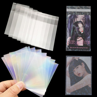 Sleeve nilon bảo vệ card bo góc 5x8 cm trong suốt bọc thẻ bài đựng card idol decor anime kpop
