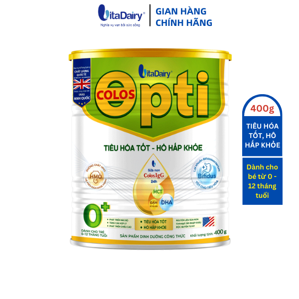 Sữa bột Colos Opti 0+ 400g - VitaDairy