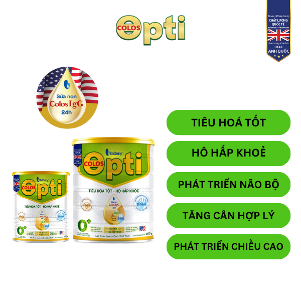 Sữa bột Colos Opti 0+ 400g - VitaDairy