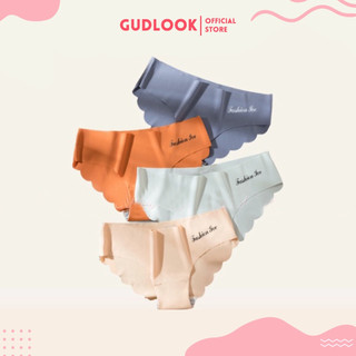 Quần Lót Nữ Đúc Su GUDLOOK Không Đường May Thoáng Mát Viền Sóng