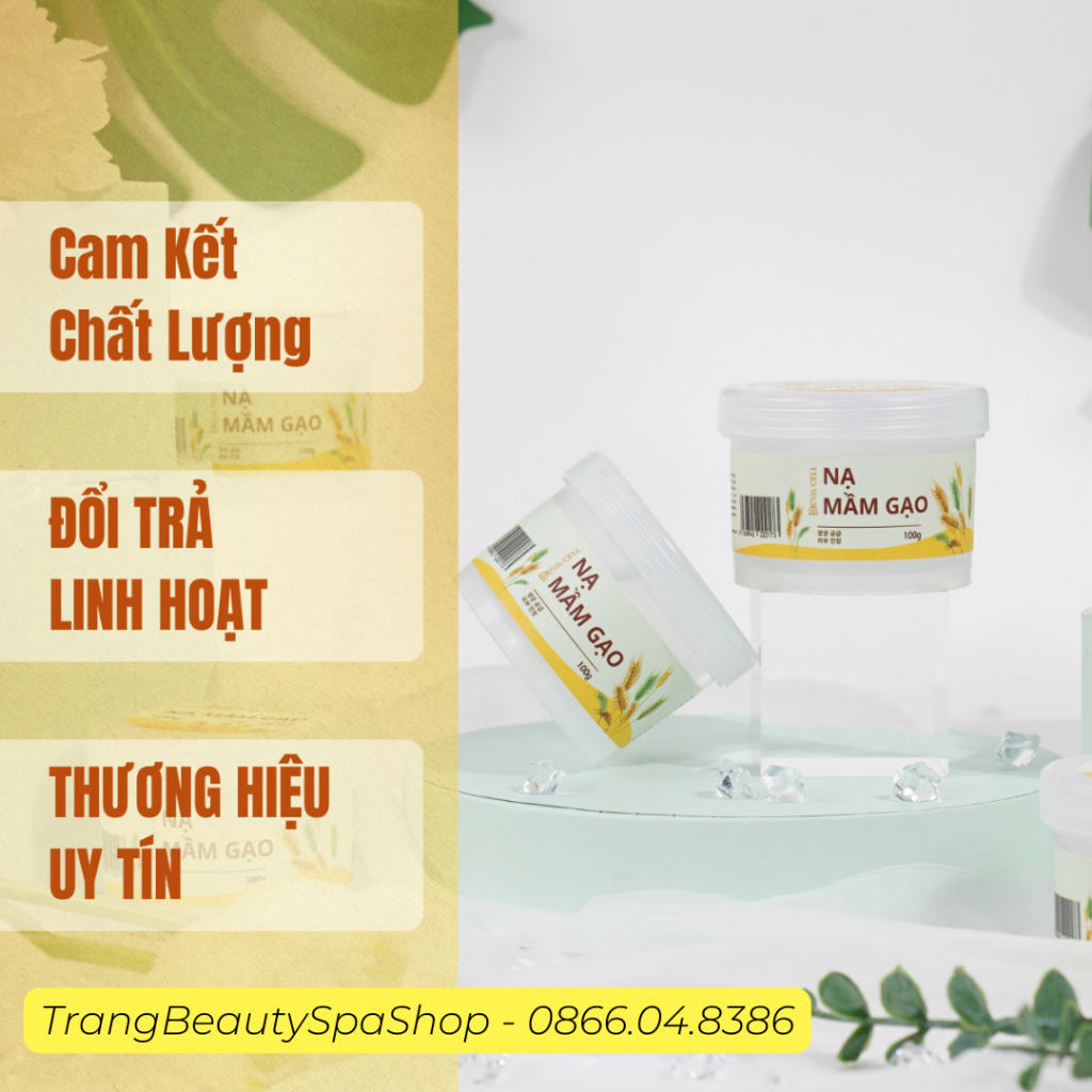 Mặt Nạ Mầm Gạo, Tăng Độ Đàn Hồi Cho Da, Ngăn Ngừa Lão Hóa Da - Deva cell