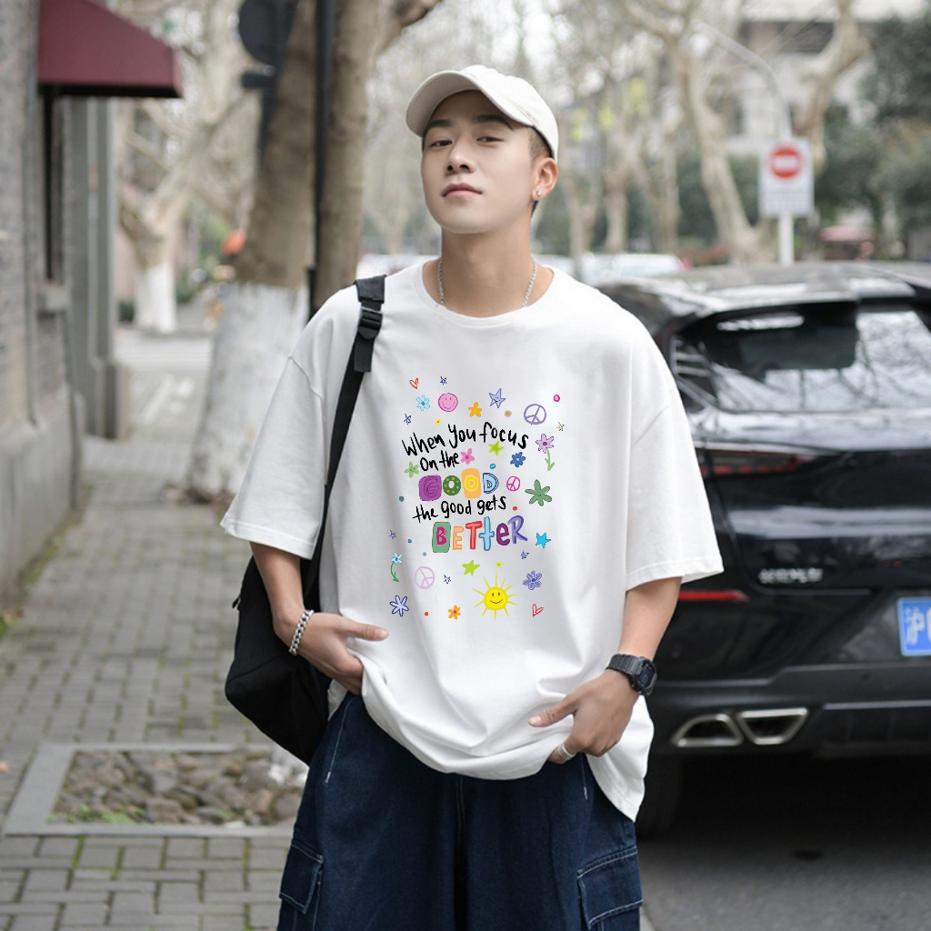 Áo thun form rộng tay lỡ nam nữ Phông Unisex LETTER2 Local Brand Chính Hãng M Studio