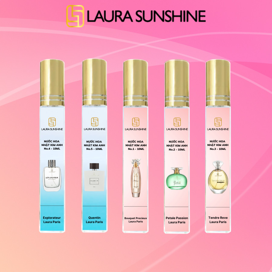 Mẫu Chiết Nước Hoa Pháp Laura Paris Chính Hãng Nhật Kim Anh 10ml