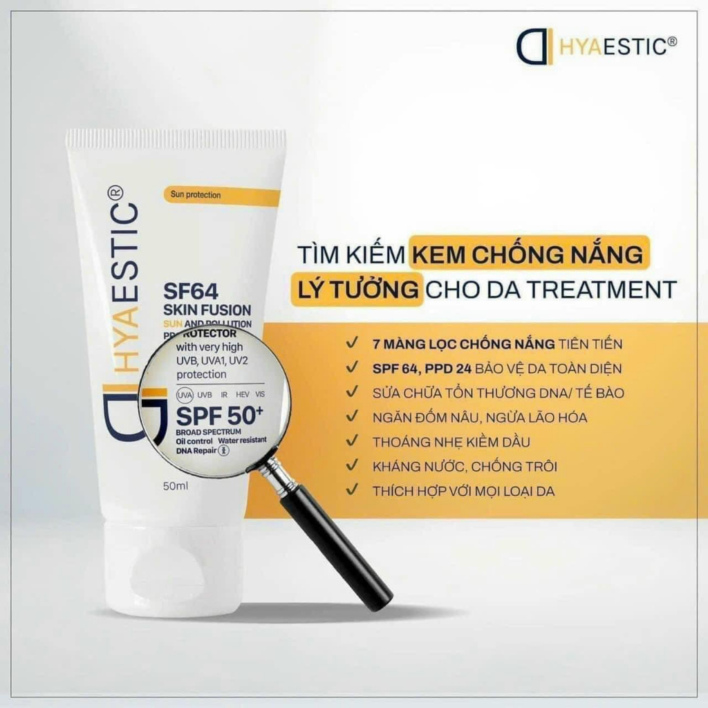 Kem chống nắng Hyaestic Skin Fusion SF64