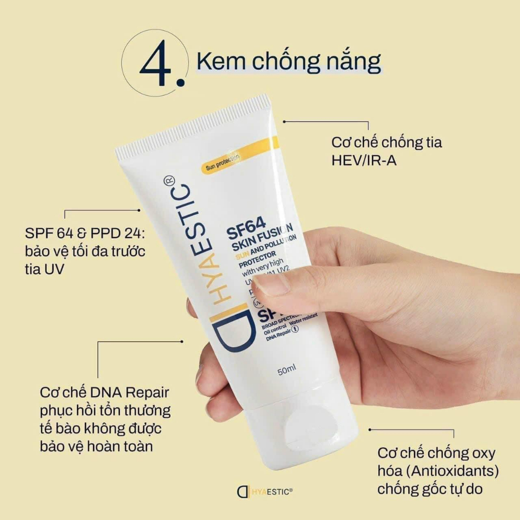 Kem chống nắng Hyaestic Skin Fusion SF64