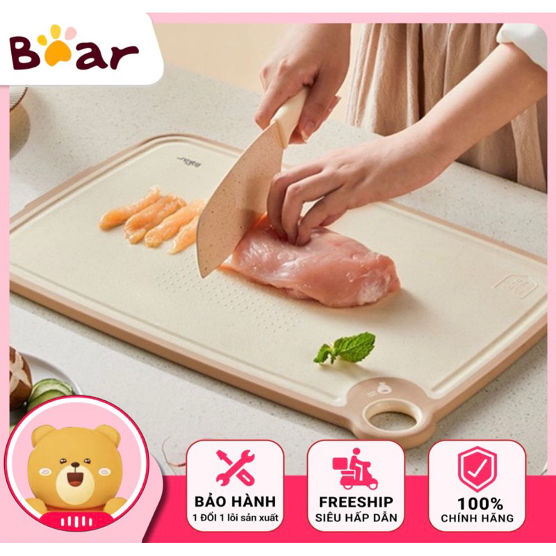 Thớt Bear cao cấp, kháng khuẩn, chất liệu an toàn CX-E0023