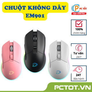 Chuột không dây gaming dareu em901 rgb - black