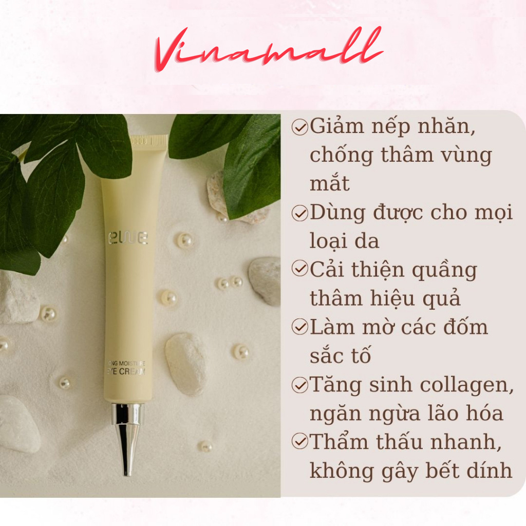 Kem Mắt EWE Seaweed Long Moisture Eye Cream tuýp 30gr giúp đánh bay quầng thâm quanh mắt, làm trắng và mịn màng | BigBuy360 - bigbuy360.vn