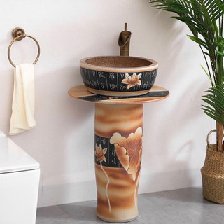 Đôn chậu gốm sứ mỹ thuật