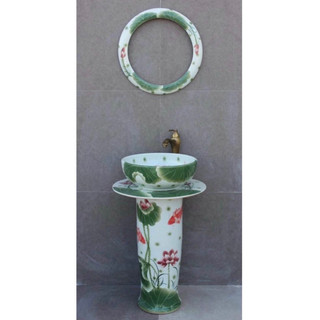 Đôn chậu gốm sứ mỹ thuật