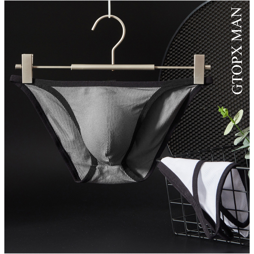 Quần lót nam tam giác lọt khe 3D GTOPX MAN sexy quần sịt nam cạp dây khoe mông GQ9