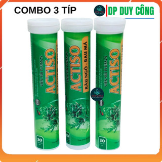 Viên C sủi Actiso 4g, râu ngô,rau má - thanh nhiệt, giải độc