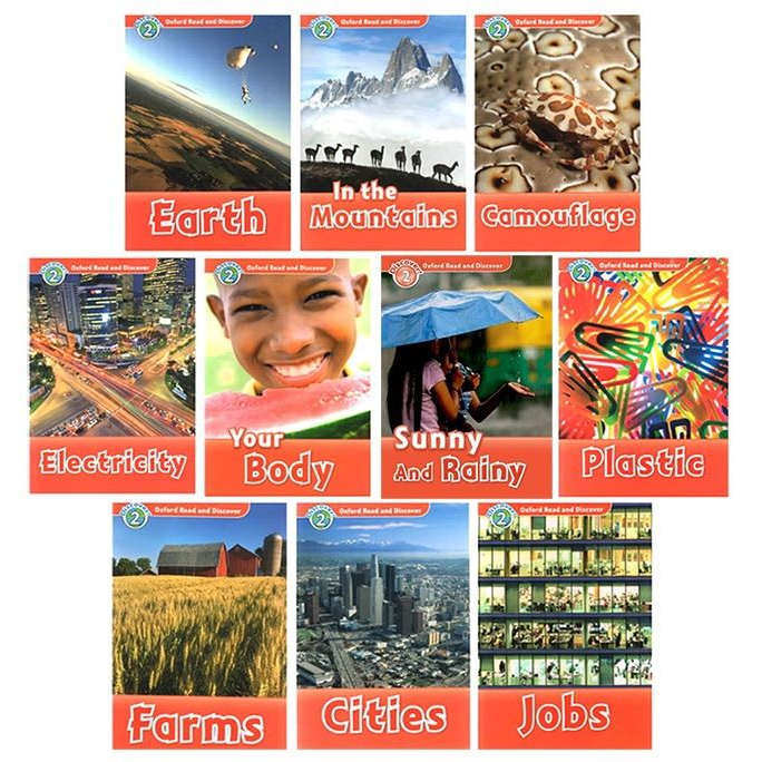 Oxford Read and discover 2 - combo 10q A5, tặng file mp3