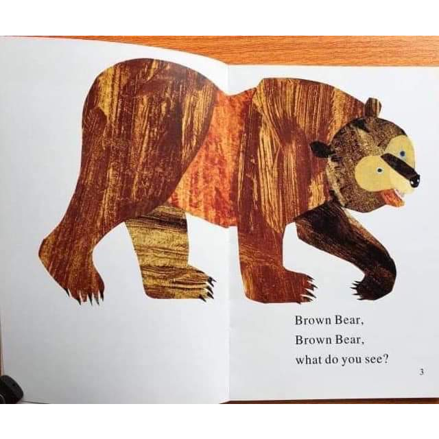 Brown Bear What do you see? Combo 4q A5 tặng file mp3