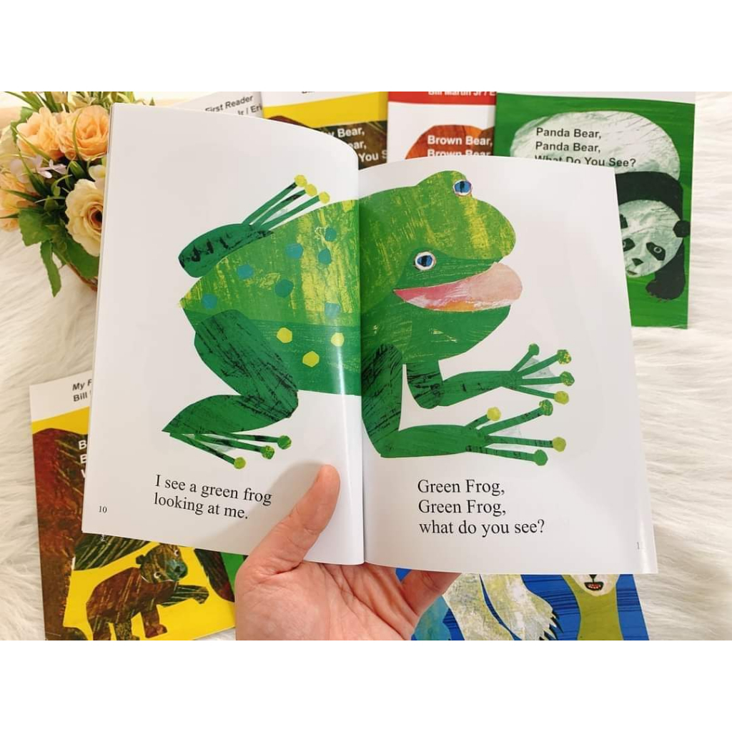 Brown Bear What do you see? Combo 4q A5 tặng file mp3