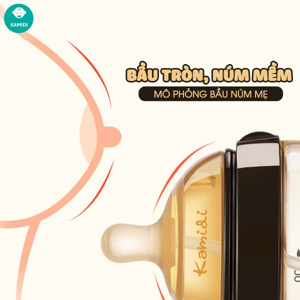 Bình Sữa Kamidi Chất Liệu PPSU Dung Tích 210ml/300ml