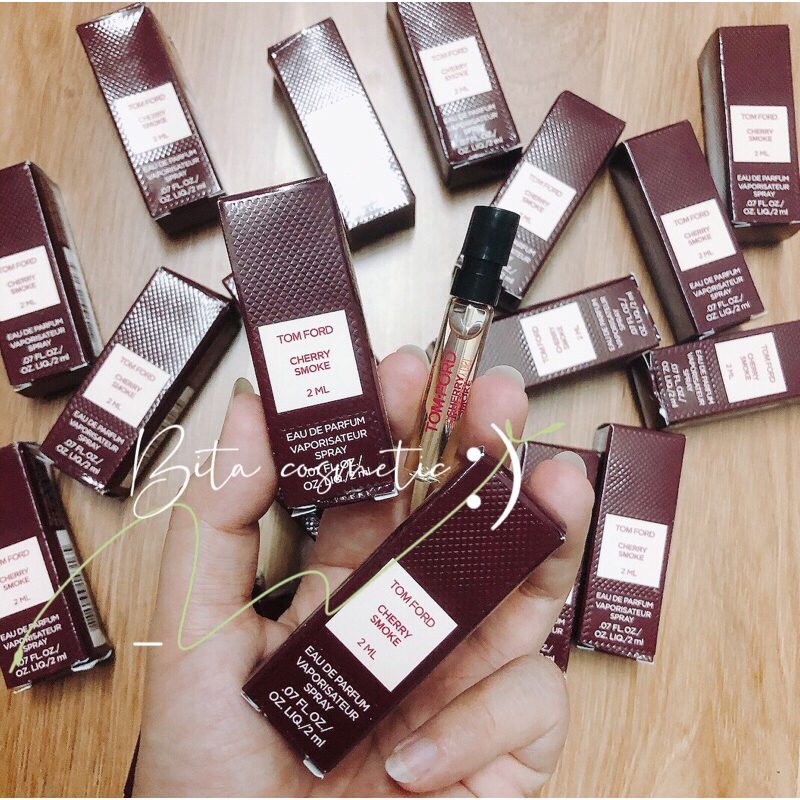 Vial Nước Hoa Tom Ford Cherry Smoke mới 2022