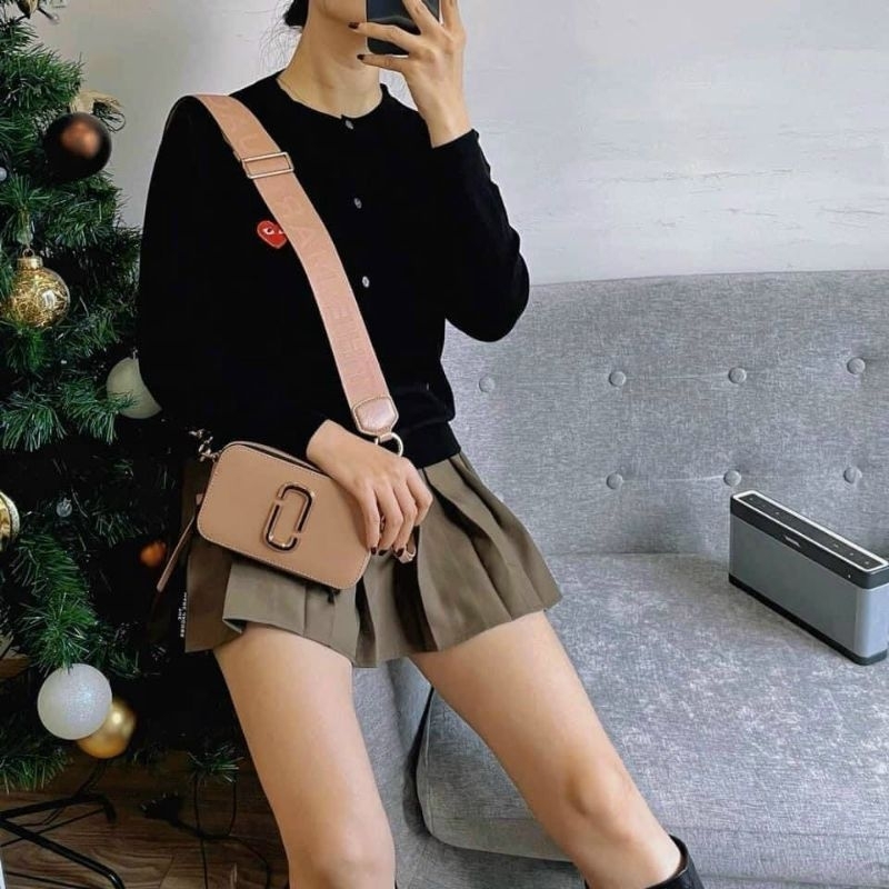 Túi đeo chéo Mác da thật sang chảnh