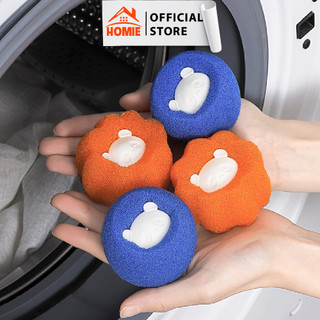 Quả bóng giặt chống lông chó, mèo và tóc bám dính trên quần áo