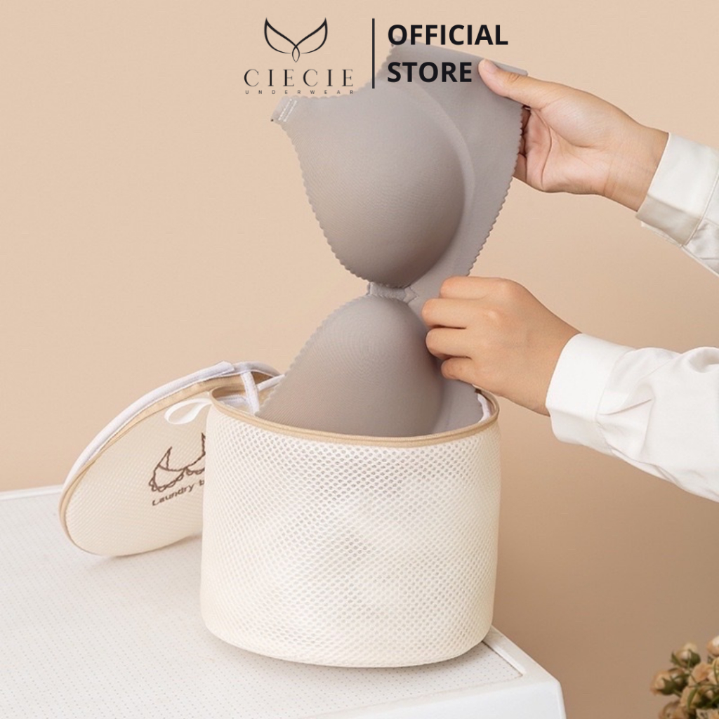 Túi Lưới Giặt Đồ Lót Cho Máy Giặt CieCie Underwear hai lớp dày dặn PK