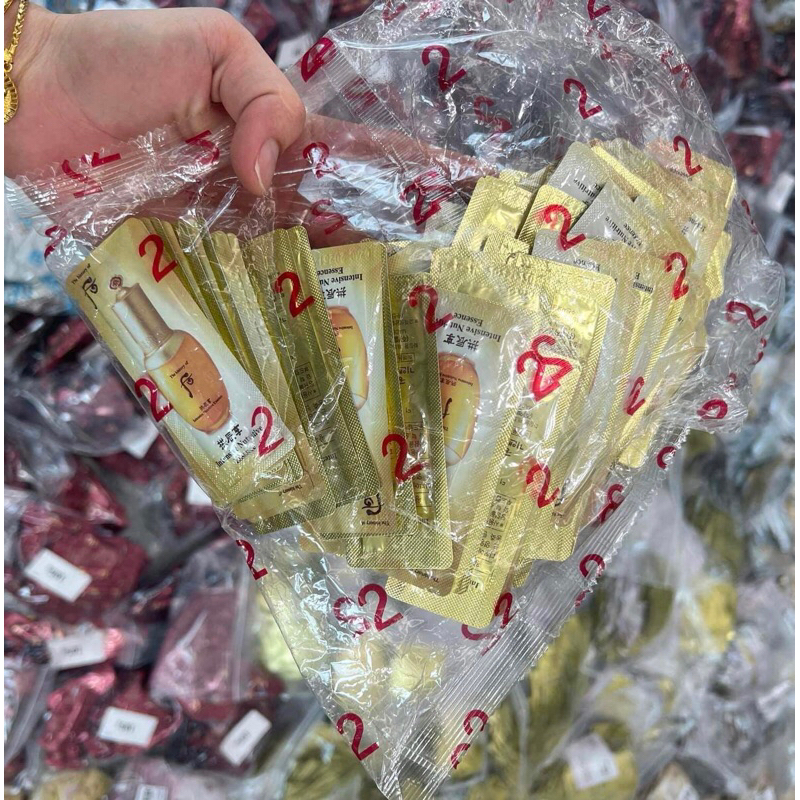 10 gói 1ml tinh chất Whoo vàng dưỡng ẩm nâng cơ chống lão hoá từ nhân sâm cao cấp intensive nutritive essence