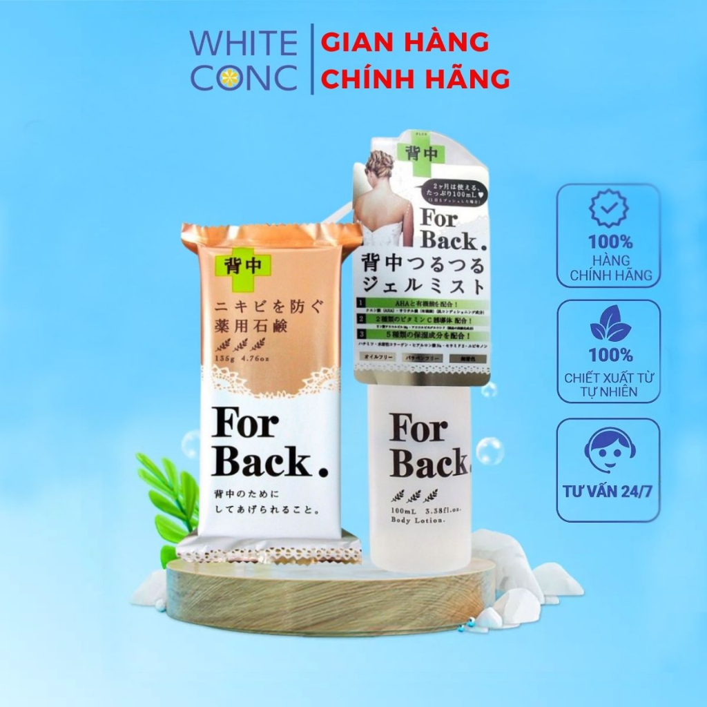 Xà phòng và xịt mụn lưng Pelican For Back Medicated Nhật Bản