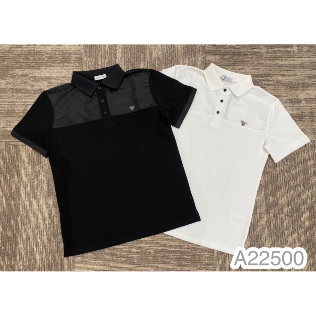 Áo Polo Nam DIO Tang Ong Sắt Phối Viền Vai Đơn Giản, Áo Thun Nam Cổ Bẻ DIO Cao Cấp