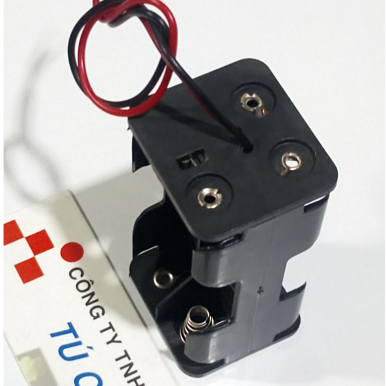 Khay Pin AA: 4 Viên AA - 1.5V - Khay hình trụ