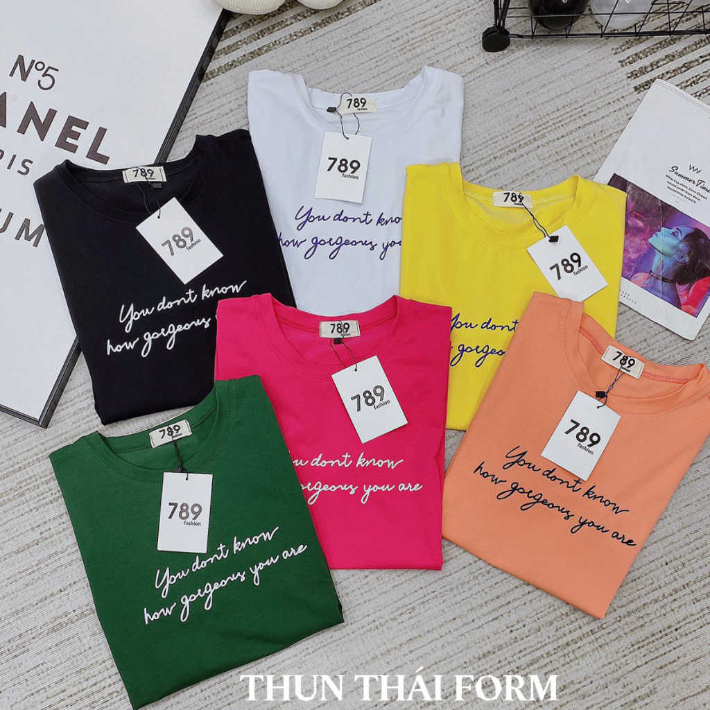 Áo Thun Cotton Thái Nhập Cao Cấp , Áo Phông Nữ YUNA Chất Xịn Đẹp