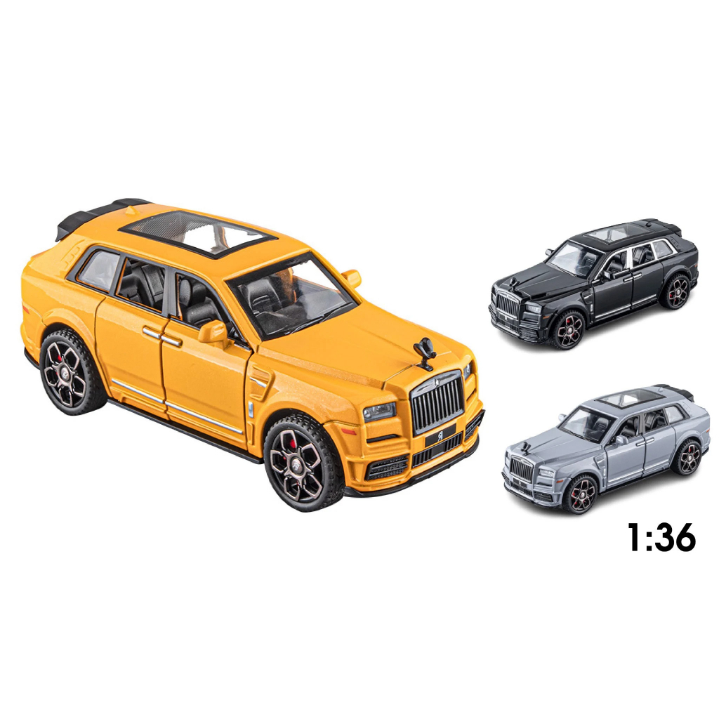 Mô hình xe ô tô Rolls Royce RR Cullinan tỉ lệ 1:36 Jiaye Model OT050