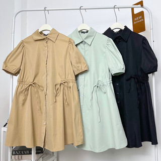 [OOTD BIGSIZE] Đầm sơ mi rút eo dáng A
