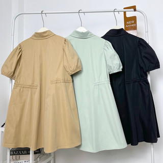 [OOTD BIGSIZE] Đầm sơ mi rút eo dáng A